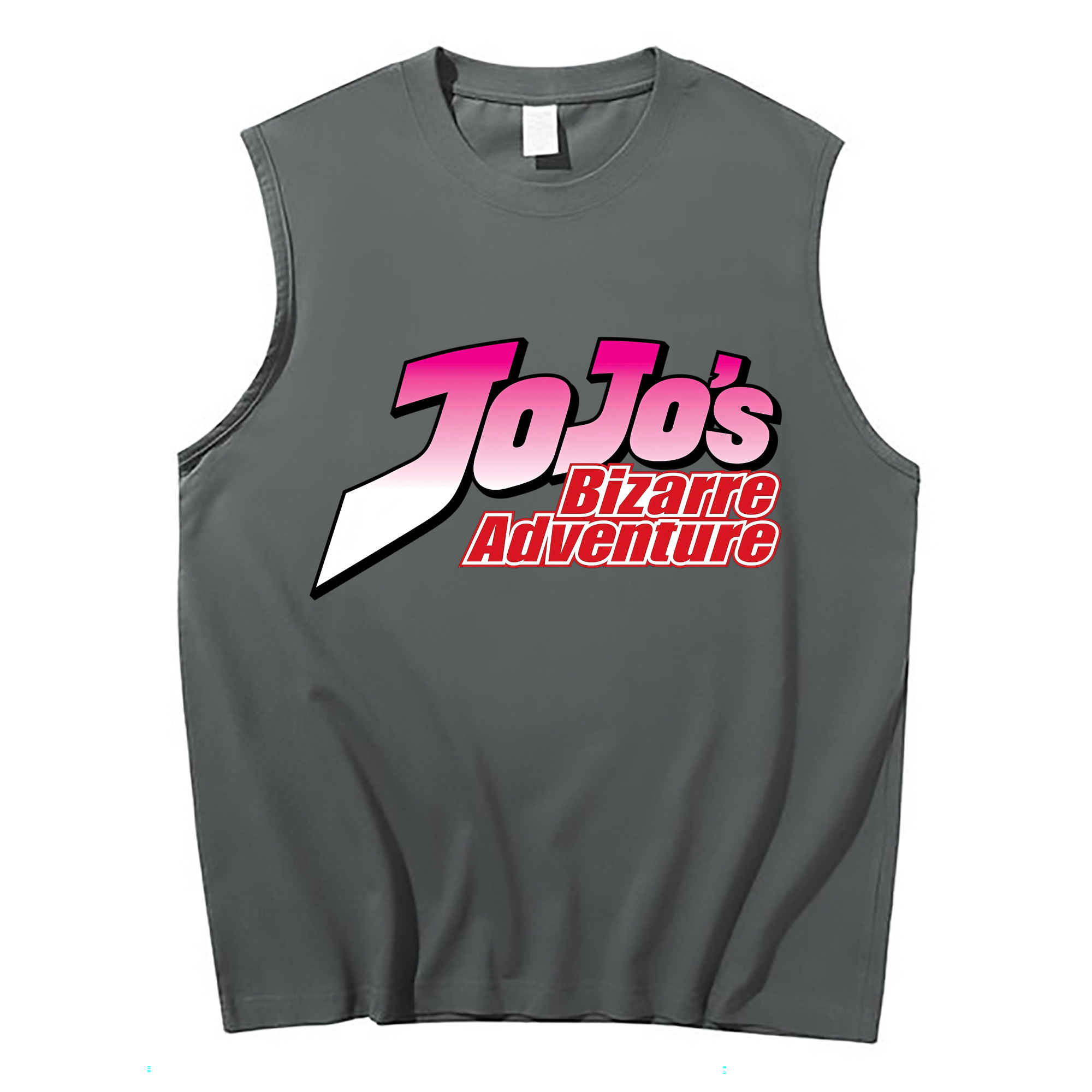 （画像用） ジョジョの奇妙な冒険 JoJo's Bizarre Adventure コットン100％タンクトップ（フロントプリント）